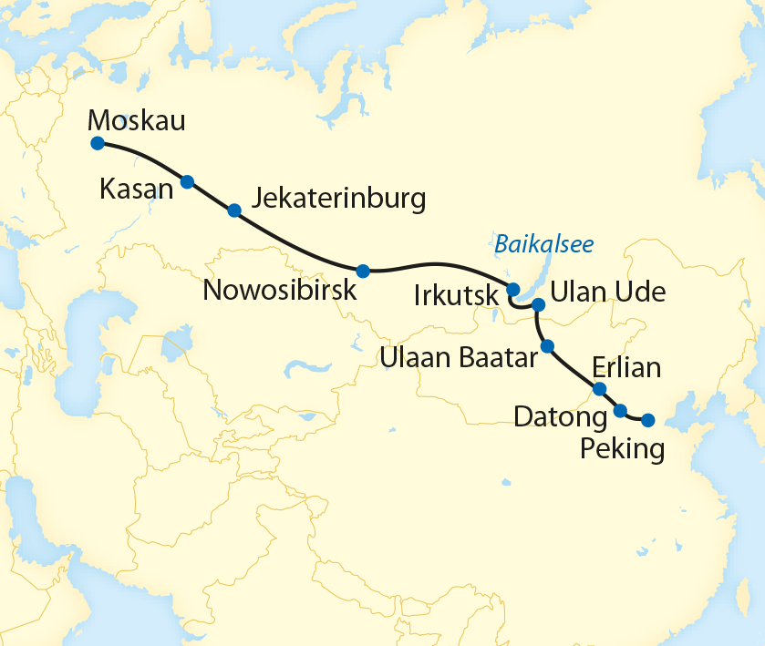 Von Peking via Datong nach Moskau (2020)