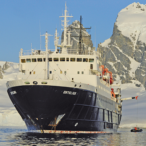 Das Schiff auf Ihrer Reise MS Ortelius