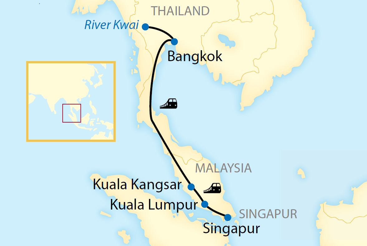 Nostalgie-Reise durch Südostasien im Eastern & Oriental Express (2019/2020)