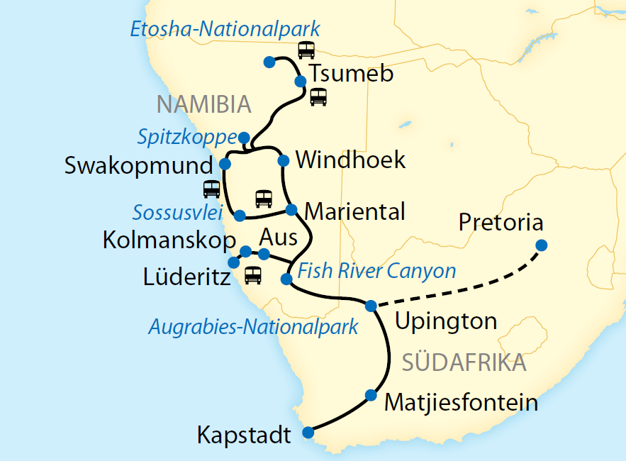 Im African Explorer von Kapstadt nach Namibia (2019/2020/2021)