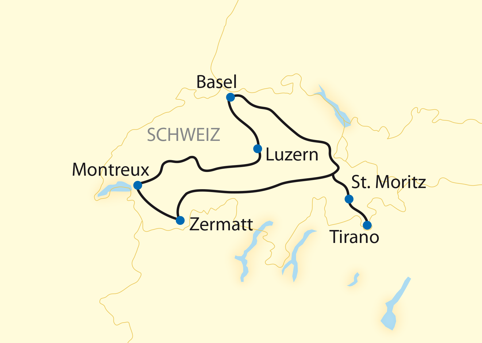 Mit dem Bähnli durch die Schweizer Alpen (2019/2020)