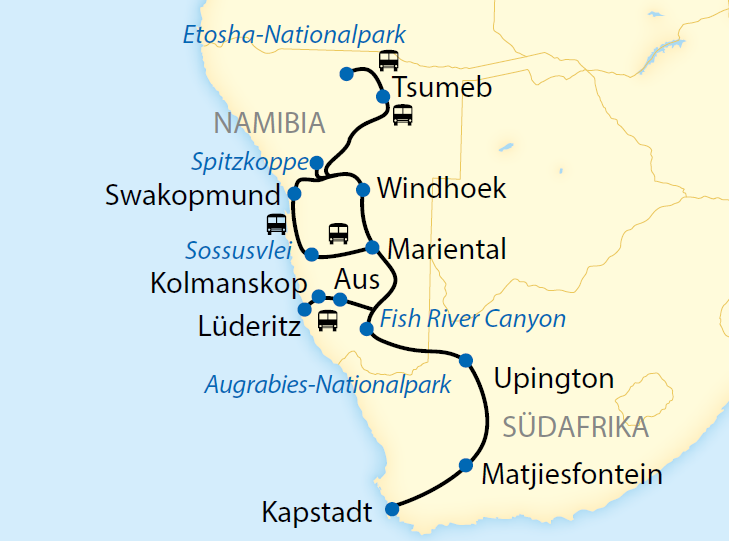 Im African Explorer von Namibia nach Kapstadt (2019/2020)