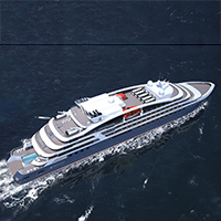 Das Schiff auf Ihrer Reise Le Champlain