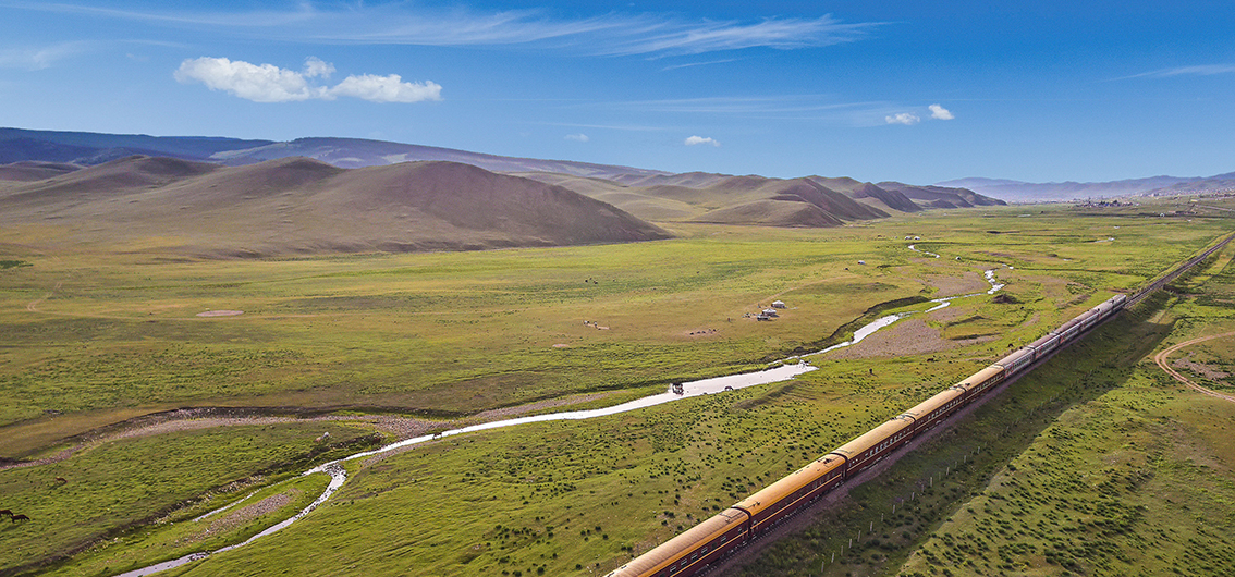 Der Zarengold-Sonderzug in der Mongolei