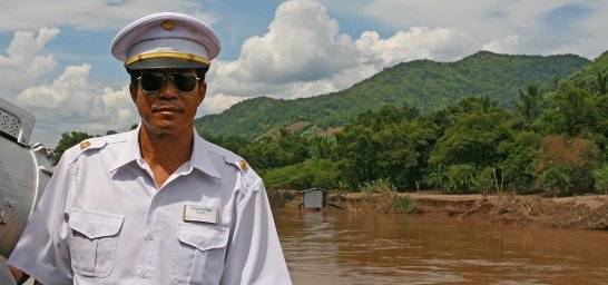 Kaptiän auf der Mekong Sun