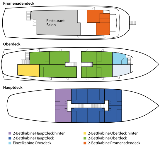 MV Paradis - Deckplan