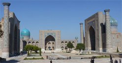 „Registan“-Platz  der usbekischen Hauptstadt Samarkand