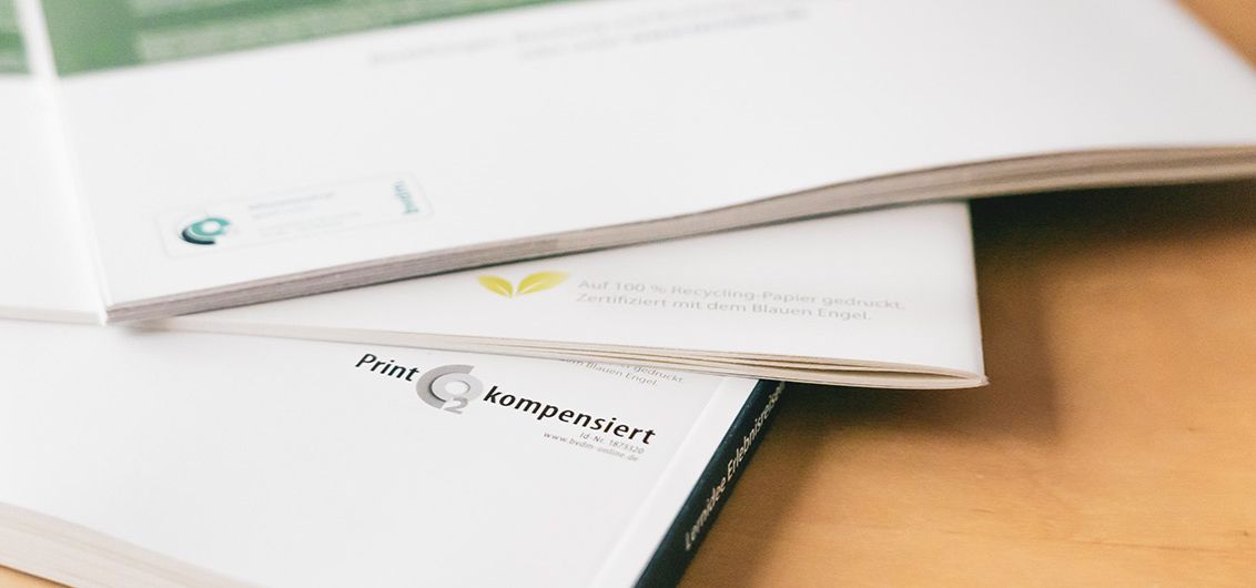Umweltbewusstsein bei unserer Katalogproduktion Umweltbewusstsein bei unserer Katalogproduktion