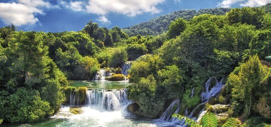 Der Krka-Nationalpark bei Šibenik, Kroatien