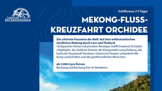 Mekong-Flusskreuzfahrt-Orchidee Angebot 2026