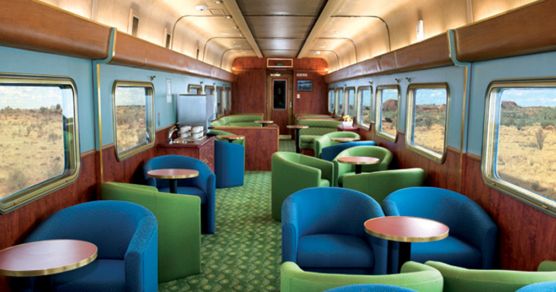 Lounge im Indian Pacific
