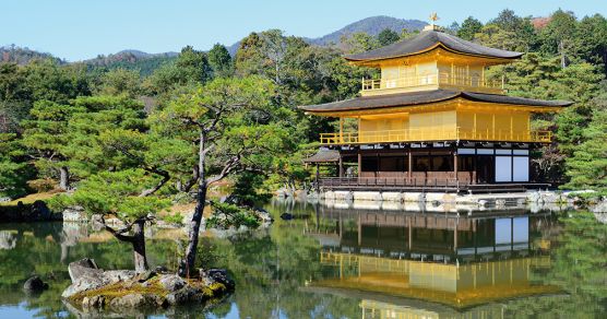 Goldener Pavillon in Kyoto, Japan