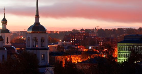 Abendstimmung in Irkutsk