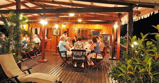 Dinner auf der Mekong Sun