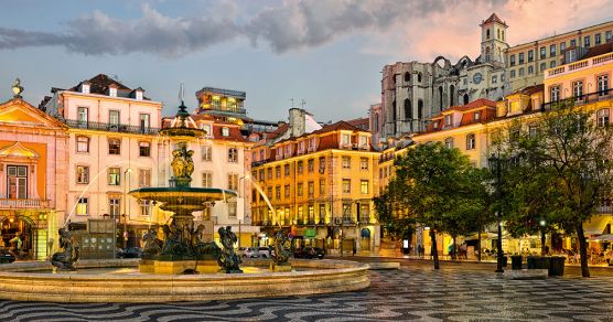 Rossio-Platz in Lissabon