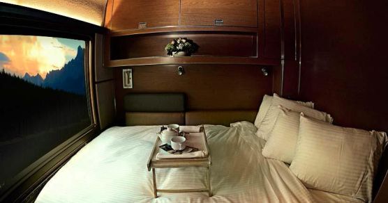 Prestige Sleeper Class an Bord des Zuges Canadian