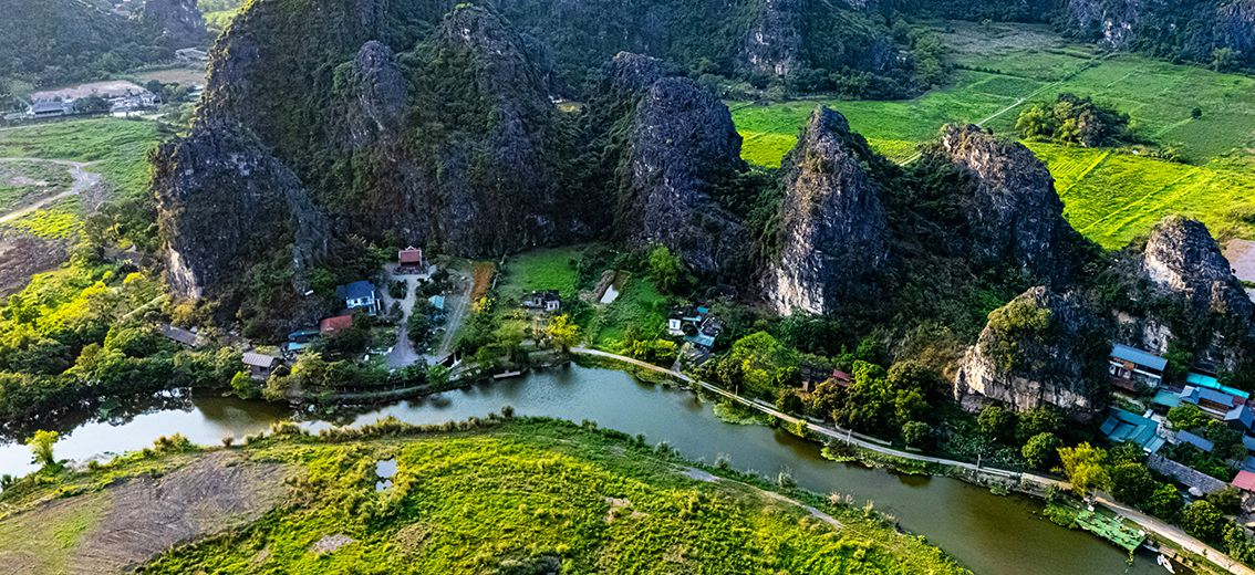 Beeindruckendes Panorama am Roten Fluss