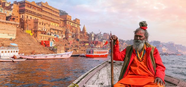 Gangesufer in Varanasi