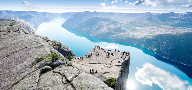 Preikestolen in Norwegen