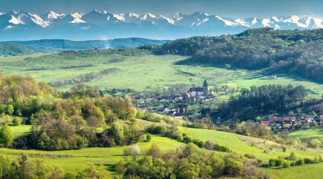 Rumänien per E-Bike entdecken - Panorama Siebenbürgen