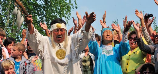 Schamanenzeremonie in Sibirien
