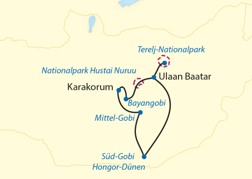 12-tägige Natur-Erlebnisreise in kleiner Gruppe durch die Mongolei 12-tägige Natur-Erlebnisreise in kleiner Gruppe durch die Mongolei