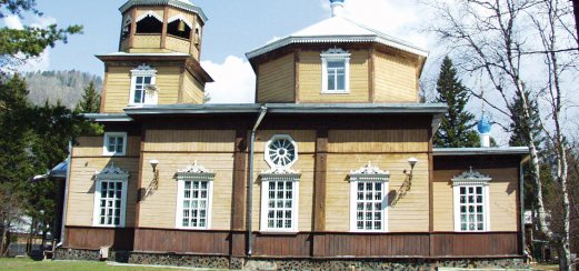 Holzhaus in Listwjanka