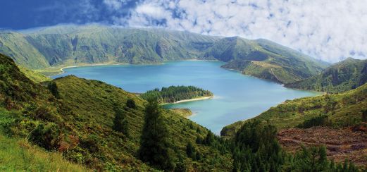 Lagoa do Fogo auf São Miguel, Azoren.