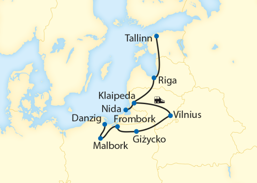 12-tägige Erlebnisreise in kleiner Gruppe durch Polen und das Baltikum 12-tägige Erlebnisreise in kleiner Gruppe durch Polen und das Baltikum