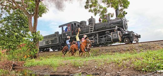 Dampflok des Tren Crucero, Ecuador Dampflok des Tren Crucero, Ecuador