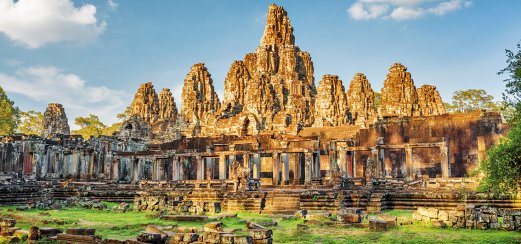Der Bayon-Tempel in Angkor Thom 