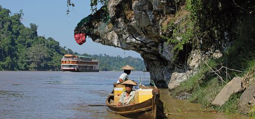 Unterwegs auf dem Irrawaddy