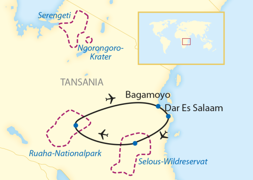 42-Karte_Flugsafari-in-Tansania