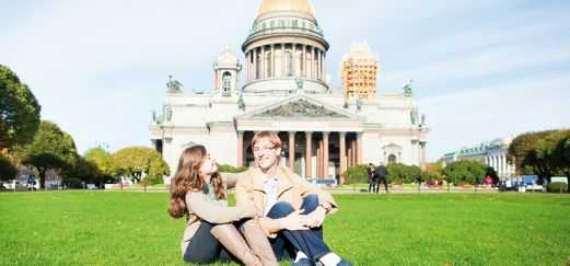 Isaaks-Kathedrale in  St. Petersburg