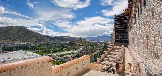 Blick auf Lhasa