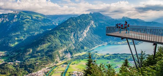 Aussichtsplattform des Harder Kulm