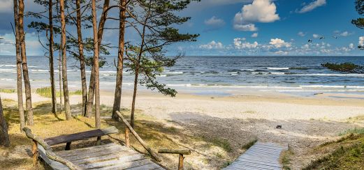 Sandstrand in Jurmala