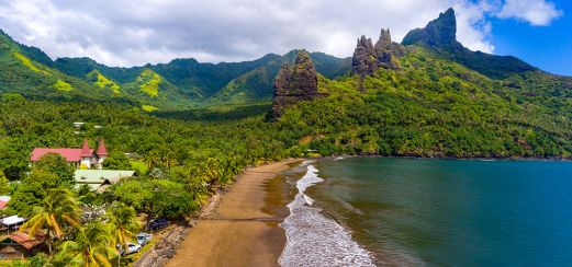 Blick über Nuku Hiva