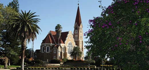 Christuskirche in Windhoek, Namibia.