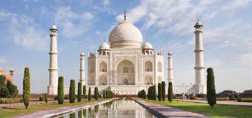 Das Taj Mahal in Agra