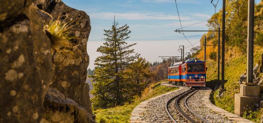 Die Zahnradbahn Ferrovia Monte Generoso