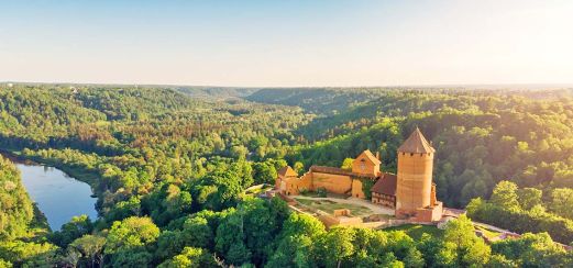 Festung Turaida im Gauja-Nationalpark