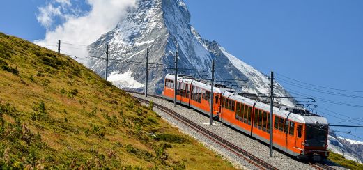 Gornergrat-Bahn beim Matterhorn