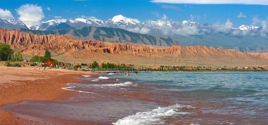 Issykkul-See in Kirgistan