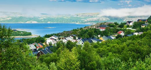 Das norwegische Kirkenes. Das norwegische Kirkenes.