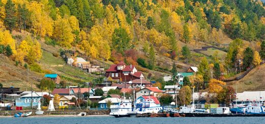 Port Baikal am Baikalsee