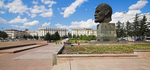Lenin-Denkmal in Ulan-Ude, Russland