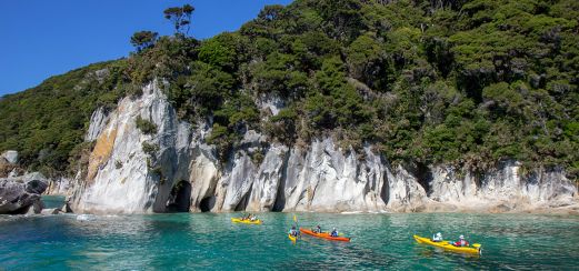 Per Kajak durch den Abel-Tasman- Nationalpark