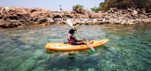 Per Kayak auf dem Malawi-See