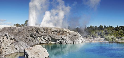 Geysir in Rotorua